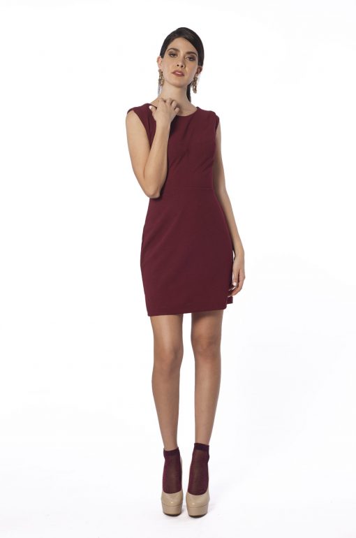 Vestido con pinza central