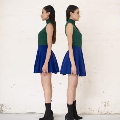 FALDA CORTA DE PIEZAS