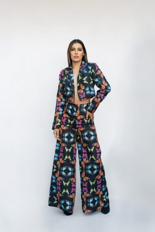 SACO CORTO PRINT MARIPOSAS